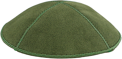 Lt. Green Suede Kippah